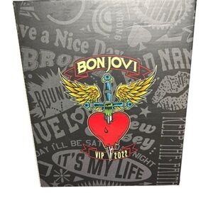 NIB Bon Jovi Bed of Roses Pool Float Promo VIP 2022 Tour